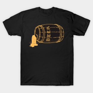 Beer lover barrel T-Shirt